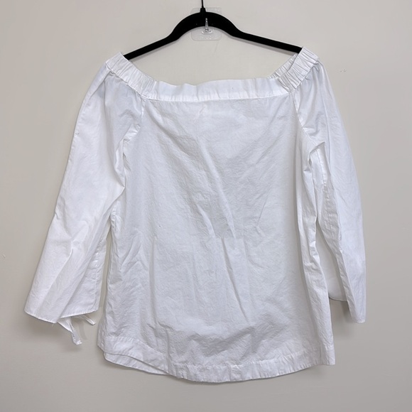 Free People Cotton Show Some Shoulder White Small - Picture 5 of 8